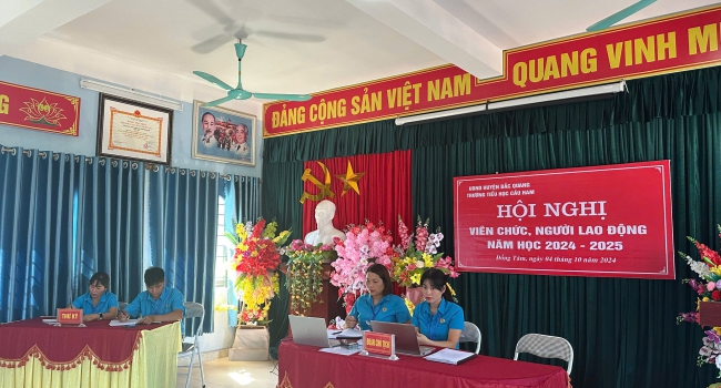 TRƯỜNG TIỂU HỌC CẦU HAM HỘI NGHỊ VIÊN CHỨC, NGƯỜI LAO ĐỘNG.